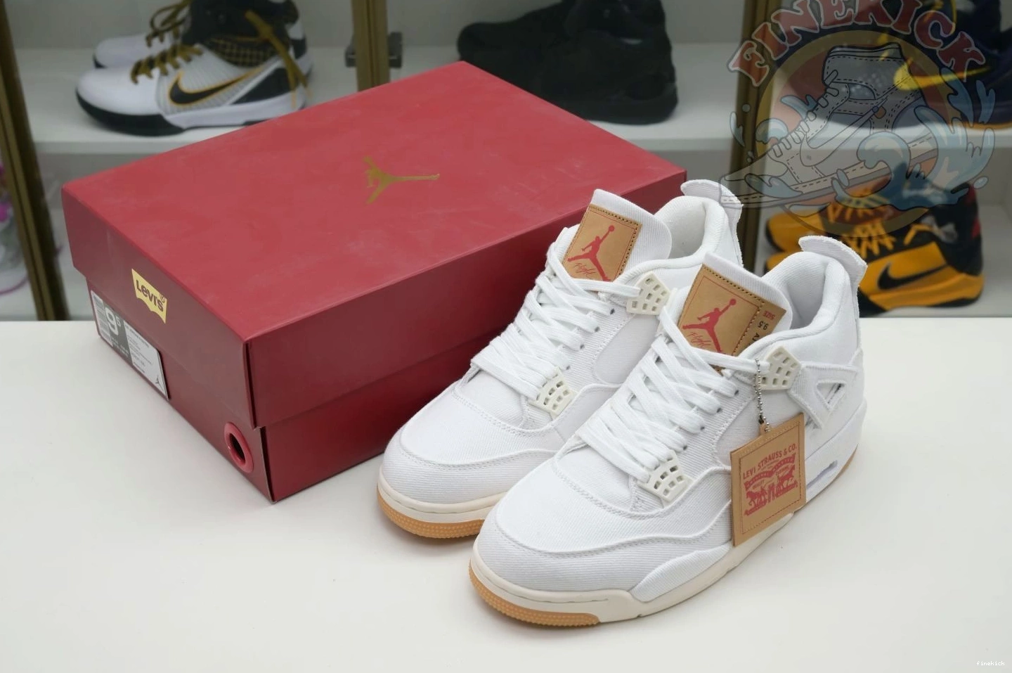 white levis Jordan tag) Air (levis 4 Jordan 0710